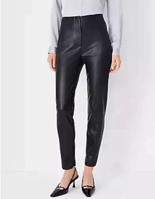 Ann Taylor The Audrey Pant in Faux Leather - Curvy Fit