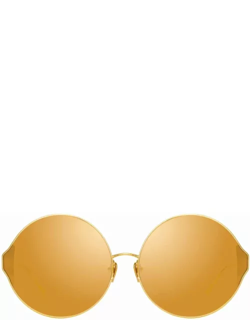 Linda Farrow Carousel C1 Round Sunglasse
