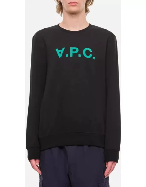 A.P.C. Vpc Cotton Crewneck Sweatshirt Black