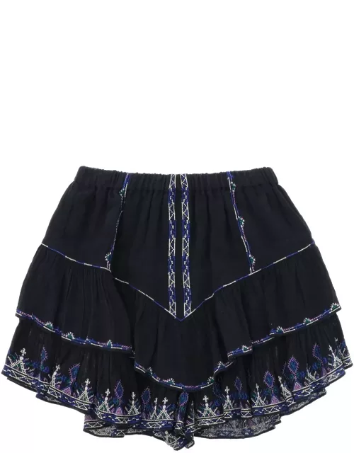 ISABEL MARANT ETOILE "jocadia shorts with embroidery and