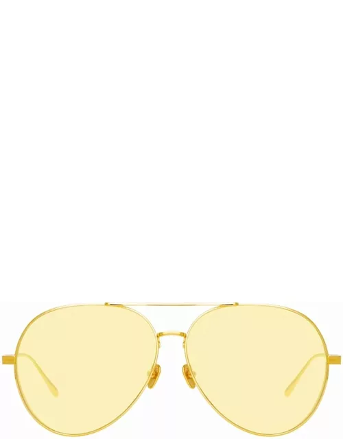 Linda Farrow Ace C6 Aviator Sunglasse