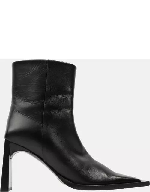 Balenciaga Moon Ankle Boot 80 Black Leather EU 37 UK