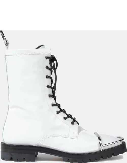 Alexander Wang Patent Leather Combat Boot