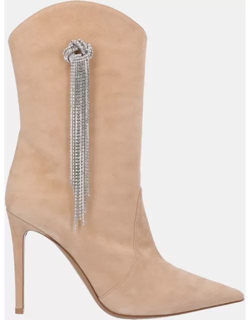 Alexandre Vauthier Suede Ankle Boot
