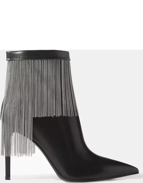 Balmain Leather Ankle Boot