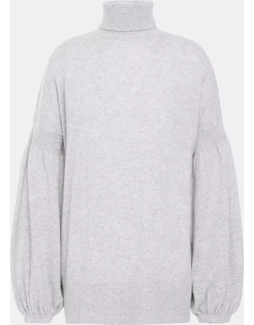 Zimmermann Grey Merino Wool Turtleneck Sweater