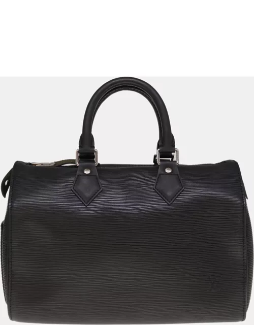 Louis Vuitton Leather 25 Speedy Satchel