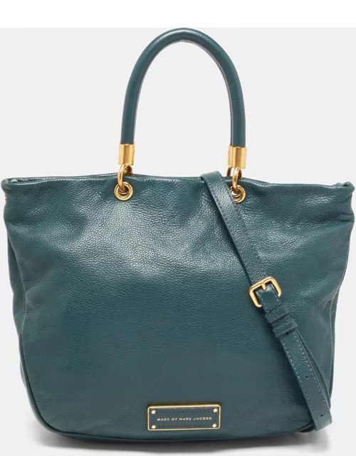 Marc by Marc Jacobs Green Leather Too Hot to Handle Tote