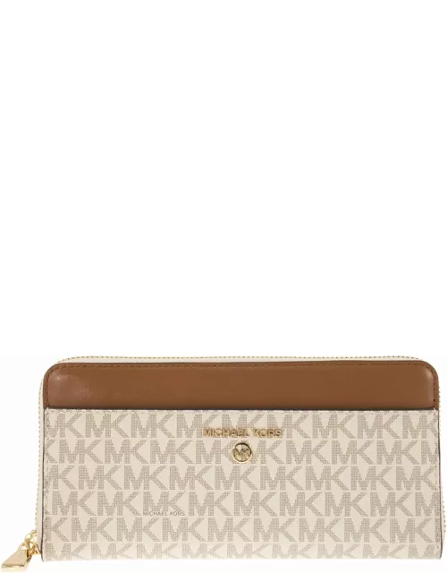 MICHAEL Michael Kors Continental Wallet With Printed Canva