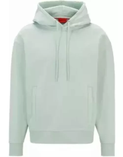 Cotton-terry all-gender hoodie in a relaxed fit- Light Green Men's Tracksuit