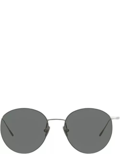 Foster Oval Sunglasses in Nicke