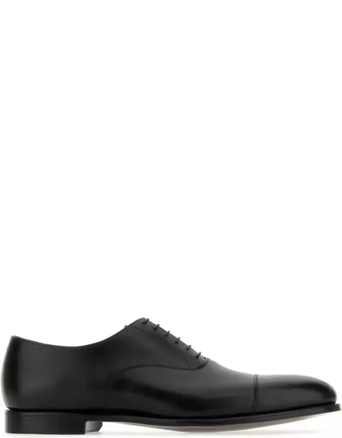 Crockett & Jones Black Leather Lonsdale Lace-up Shoe