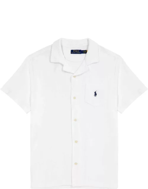 Polo Ralph Lauren Spa Logo-embroidered Terry Shirt - White