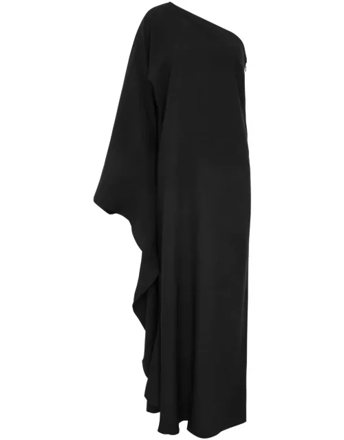Taller Marmo Balear One-shoulder Draped Maxi Dress - Black - 44 (UK12 / M)