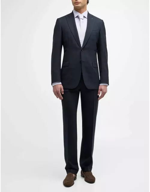 Men's Tonal Plaid Suit