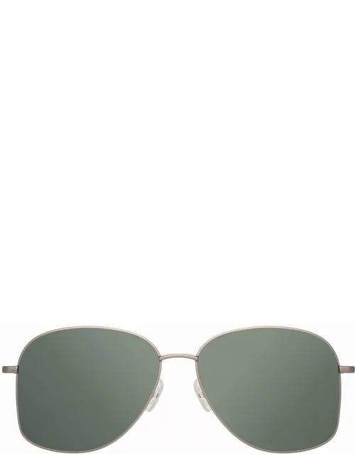 Dries Van Noten 199 Aviator Sunglasses in Silver