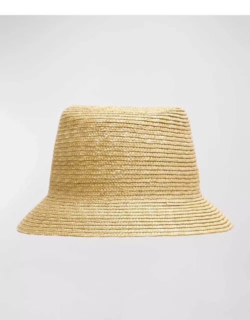YSL Straw Bucket Hat