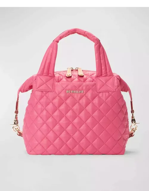 Sutton Deluxe Small Quilted Top-Handle Bag