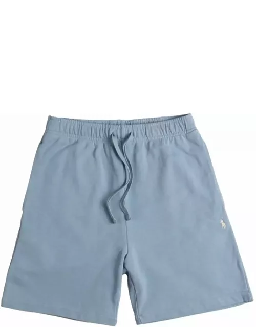 Polo Ralph Lauren Light Blue Bermuda Shorts With Logo