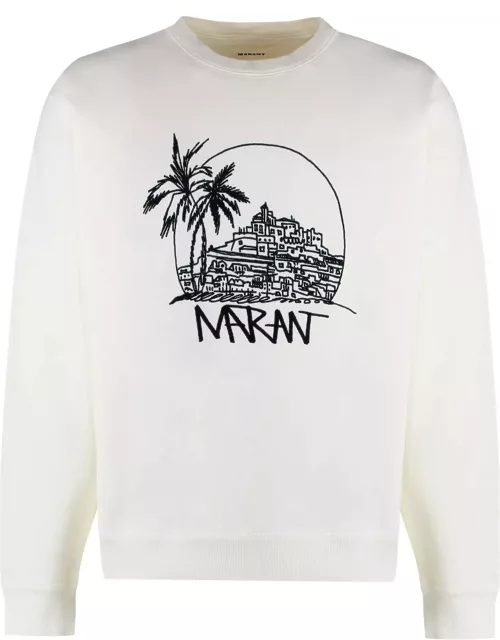 Isabel Marant Mikoy Cotton Crew-neck Sweatshirt