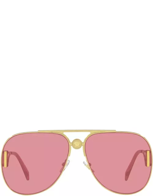 Versace Eyewear Ve2255 Gold Sunglasse