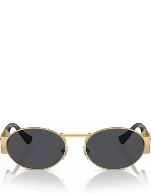 Versace Eyewear Ve2264 Matte Gold Sunglasse