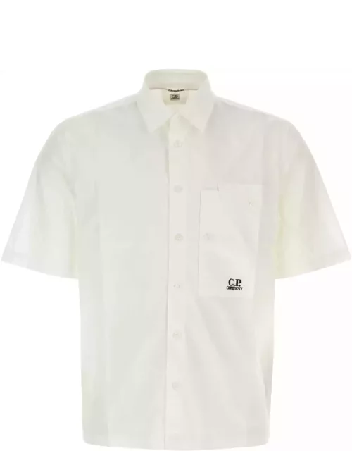 C.P. Company White Cotton Shirt