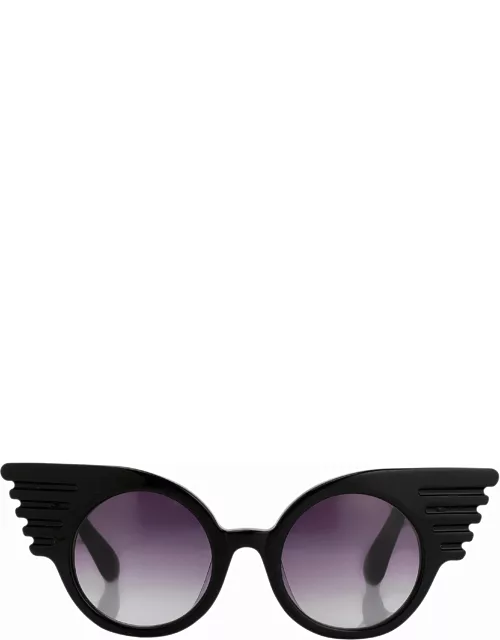 Jeremy Scott Wings Sunglasses in Black