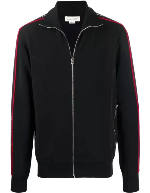 Alexander McQueen Logo Zipped Sweatshirt