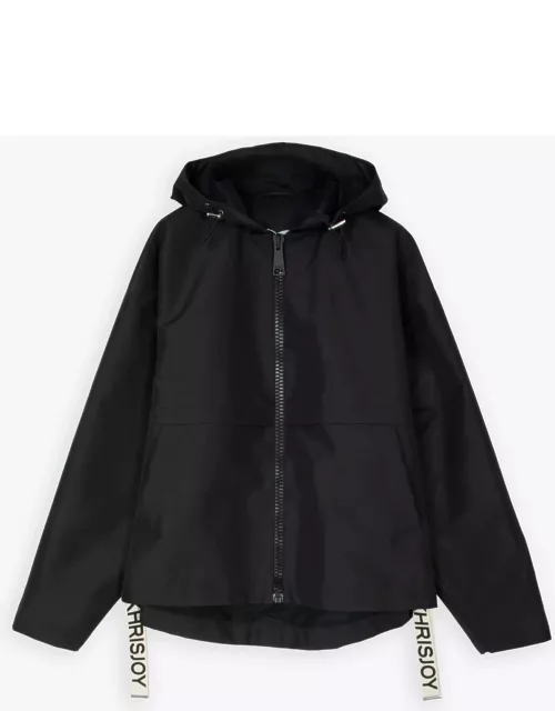 Khrisjoy Shell Windbreaker Black nylon windproof hooded jacket - Shell Windbreaker