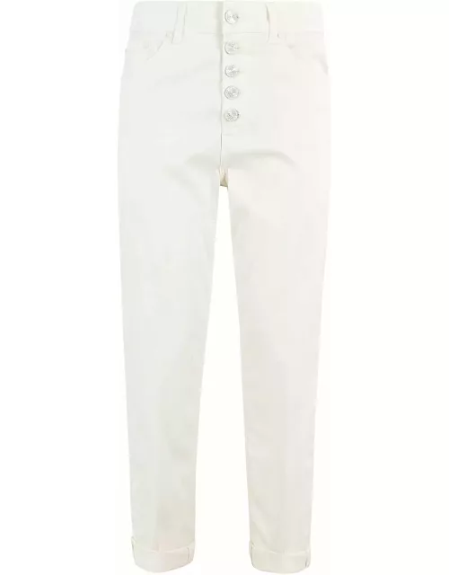 Dondup Buttoned Cropped Jean