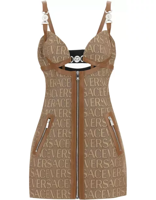 Versace Beige Cotton Blend Dres