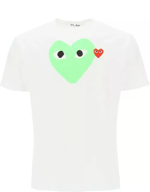 Comme des Garçons Play Heart Print T-shirt