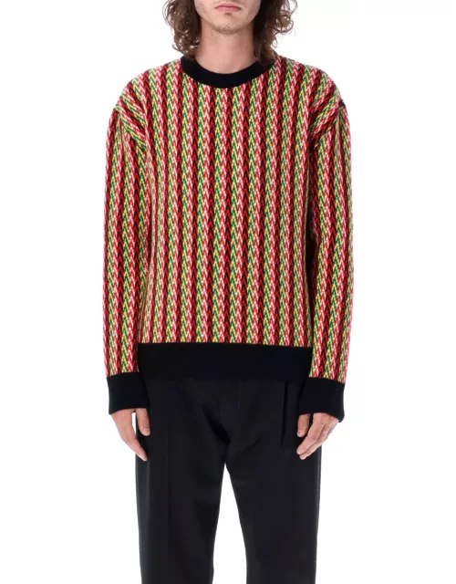Lanvin Chevron Knit Sweater