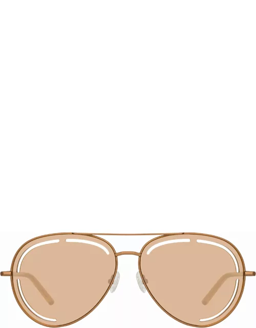 Matthew Williamson Foxglove Sunglasses in Nude