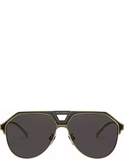 Dolce & Gabbana Eyewear Dg2257 Gold / Matte Black Sunglasse