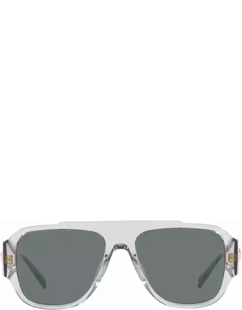 Versace Eyewear Ve4436u Transparent Grey Sunglasse