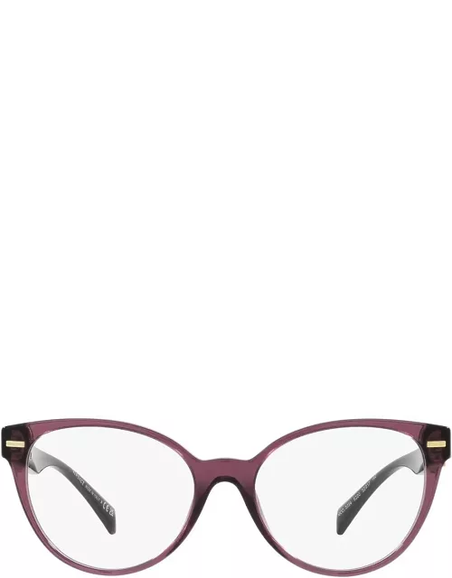 Versace Eyewear Ve3334 Transparent Violet Glasse