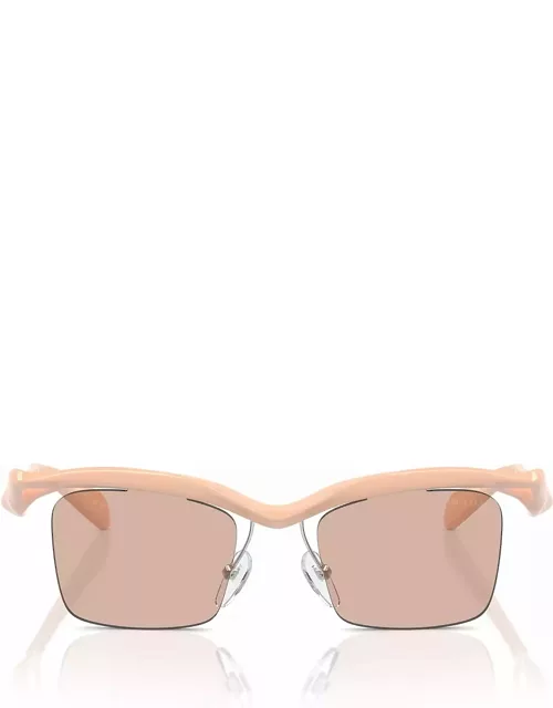 Prada Eyewear Pr A15s Peach Sunglasse