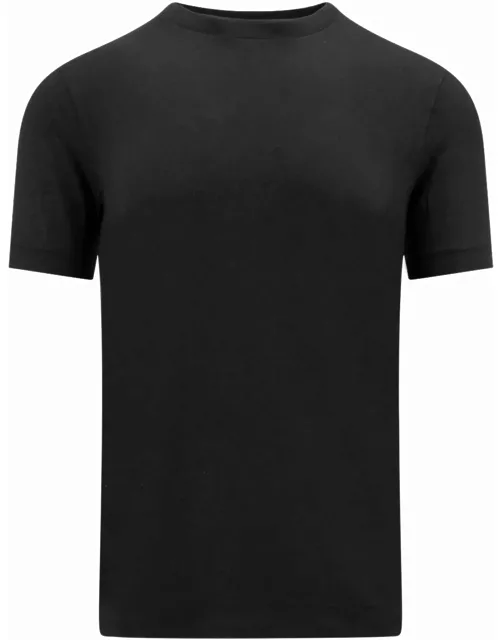 Giorgio Armani Black Viscose T-shirt