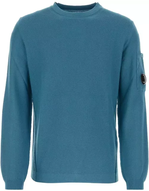 C.P. Company Air Force Blue Cotton Sweater