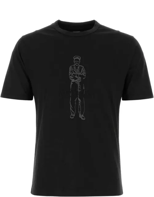 C.P. Company Black Cotton T-shirt