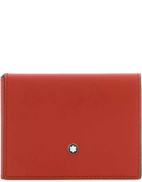 Montblanc Red Leather Card Holder