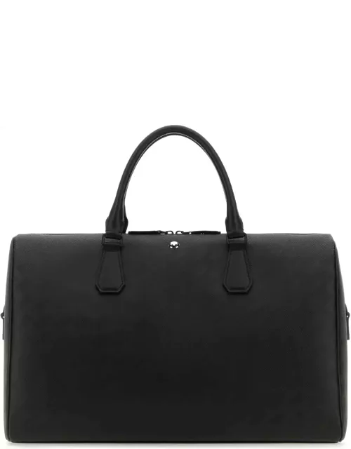 Montblanc Black Leather 142 Travel Bag