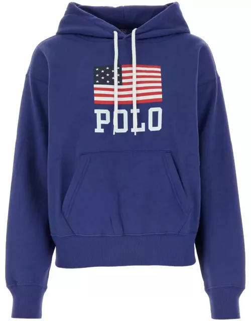 Polo Ralph Lauren Blue Cotton Blend Sweatshirt