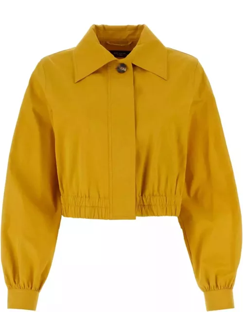 Weekend Max Mara Yellow Cotton Giselle Jacket