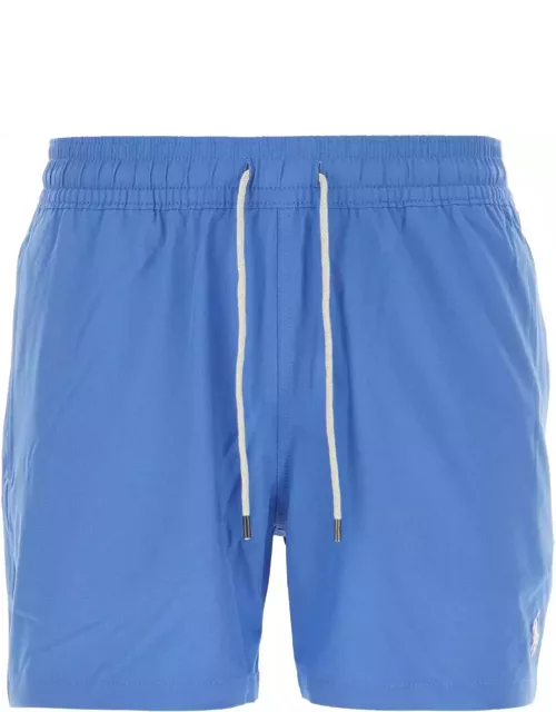 Polo Ralph Lauren Air Force Blue Stretch Polyester Swimming Short