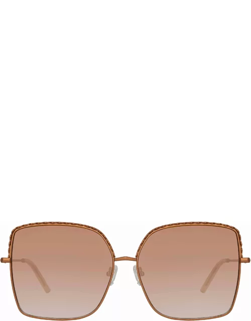 Matthew Williamson Clematis Sunglasses in Nude