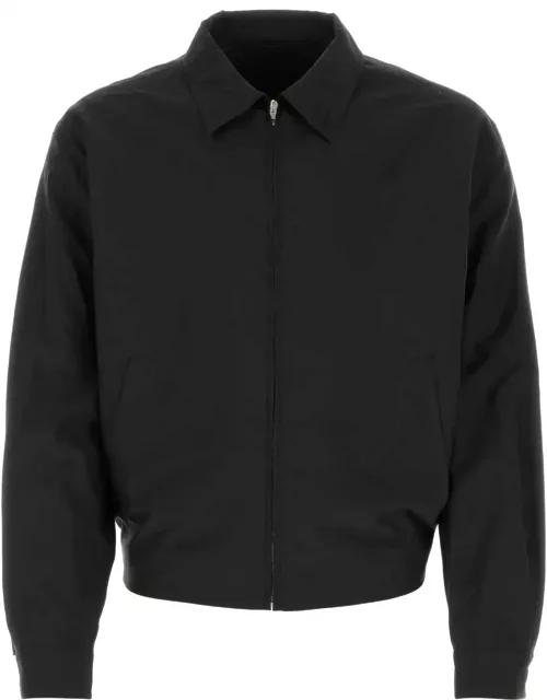 Lemaire Black Cotton Blend Jacket
