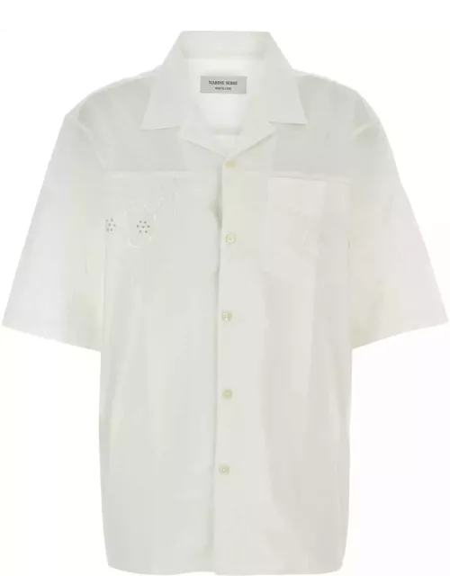 Marine Serre White Cotton Shirt